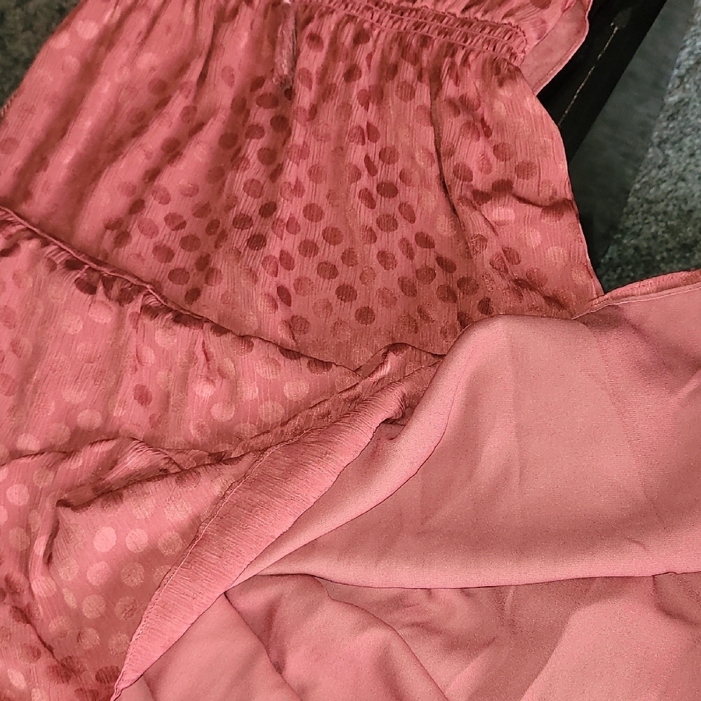 Max Studio Copper Ruffled Maxi Dress - Picture 7 of 8